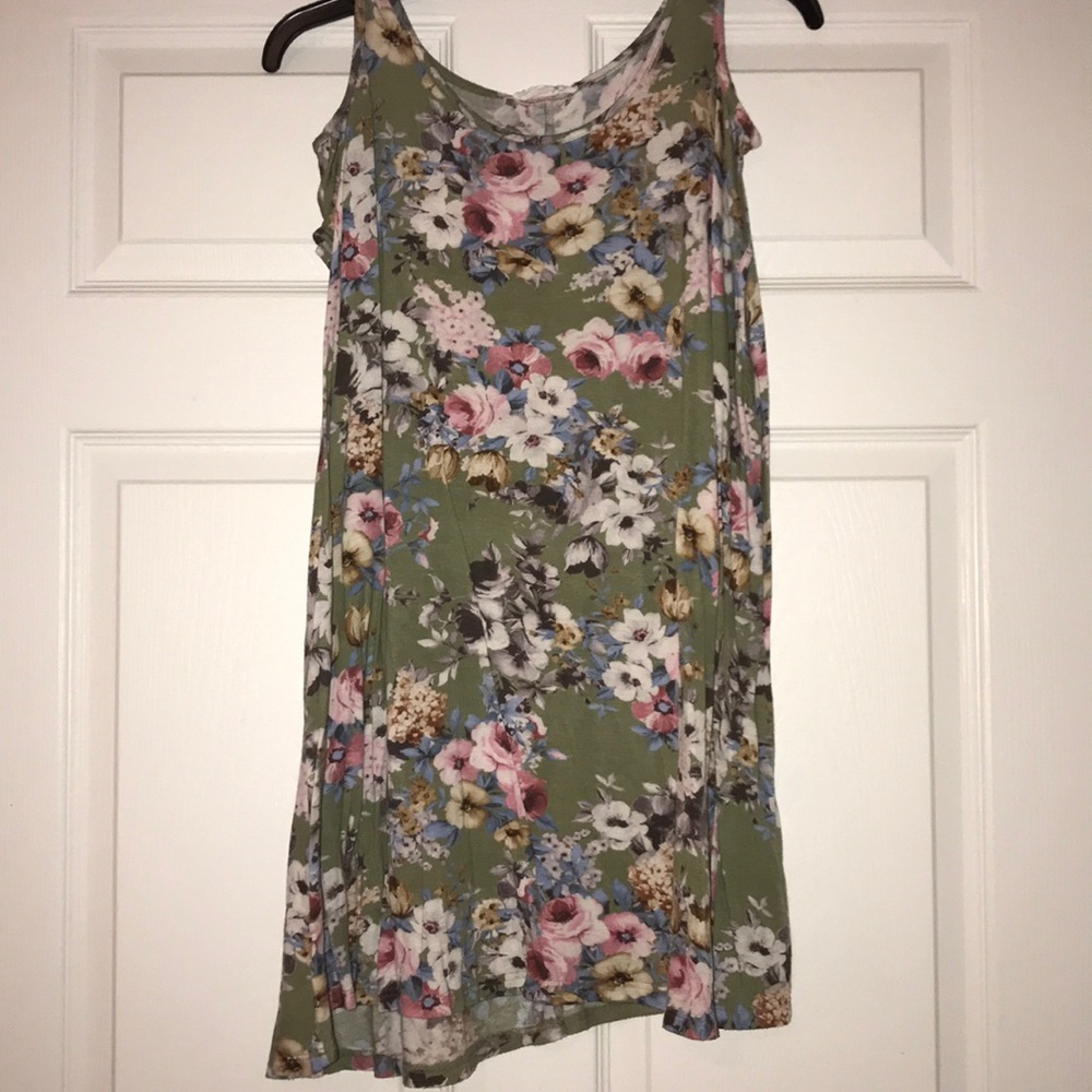 Cold shoulder tunic.